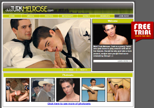 Good gay porn site if you like xxx movies featuring the hot model Turk Melrose.